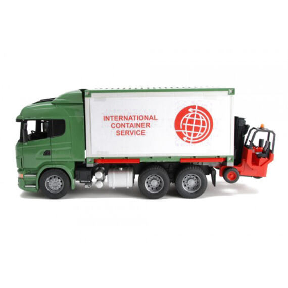 Scania R mit Container und Gabelstapler - Bruder 3580