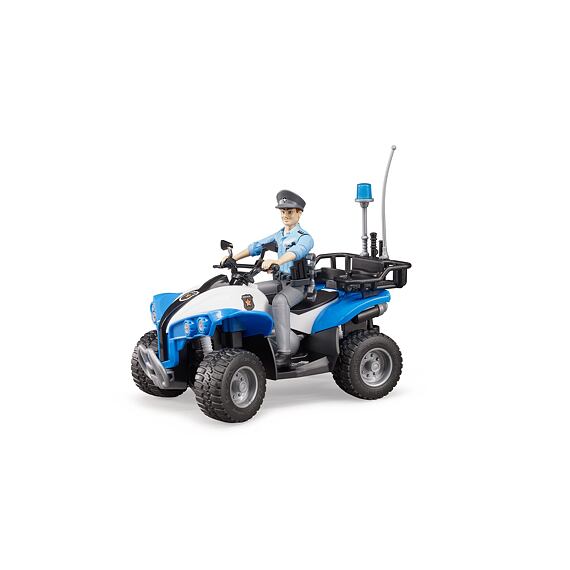 Polizeiquad mit Figur - Bruder 63010