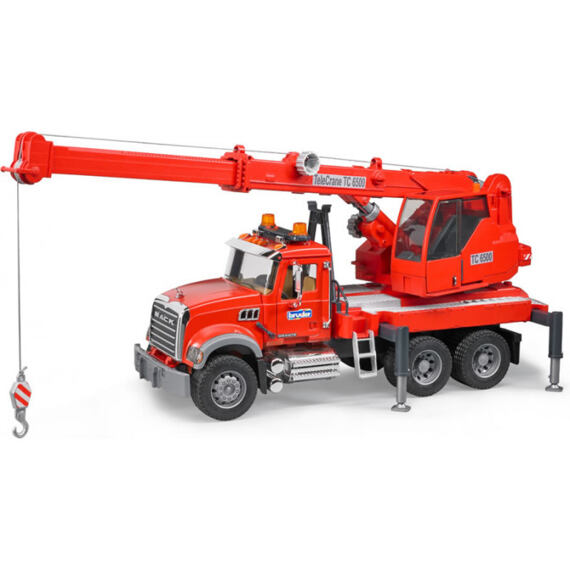 MACK Kran aus Granit mit Leuchtfeuer - Bruder 2826