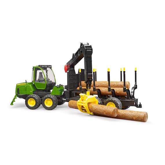 John Deere 1210E Forst Traktor - Bruder 2133