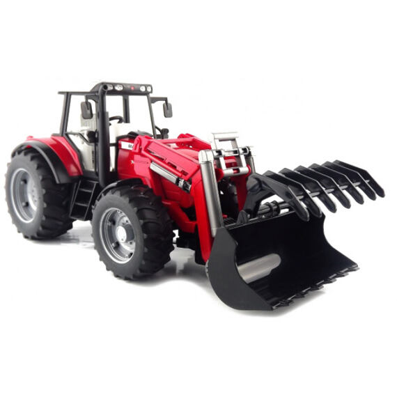 Traktor Massey Ferguson 7480 mit Frontlader - Bruder 2042