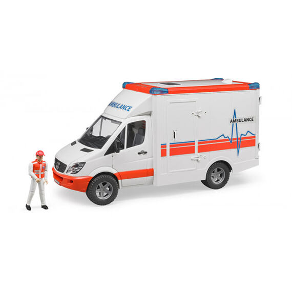 MB Sprinter Ambulanz mit Figur - Bruder 2536
