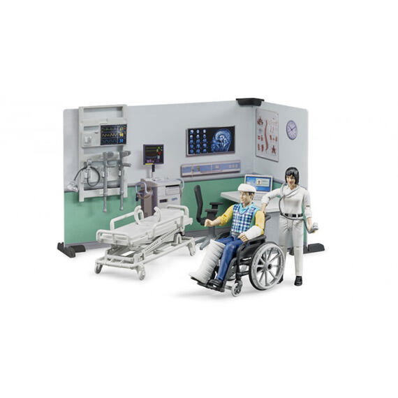 Krankenstation mit Arzt und Patient - Bruder 62711