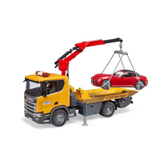 Abschlepp-LKW Scania Super 560R mit Roadster - Bruder 3552