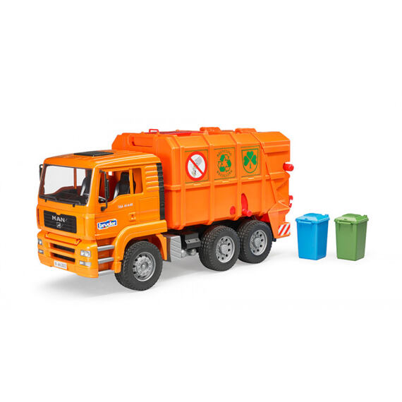 MAN Lotus Müll-LKW - orange - Bruder 2760