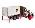 Logistic Scania UPS mit Gabelstapler - Bruder 3582
