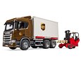 Logistic Scania UPS mit Gabelstapler - Bruder 3582