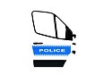 Dveře spolujezdce pro policejní MB Sprinter - Bruder 43684